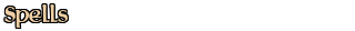 Spells | OldOT